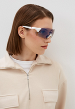 Спортивные очки 720armour Kamikaze+ / Matte White Red Rubber / Photochromic Smoke Light Blue Lens