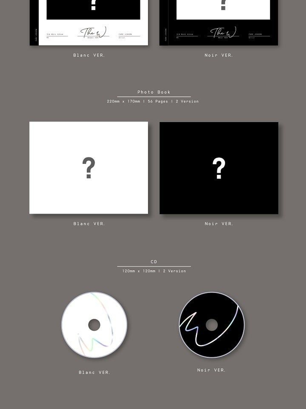 Альбом Park Jihoon - The W 3rd Mini Album RANDOM Version