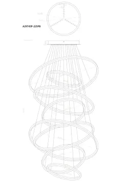 Подвесная люстра Arte Lamp ARKANE