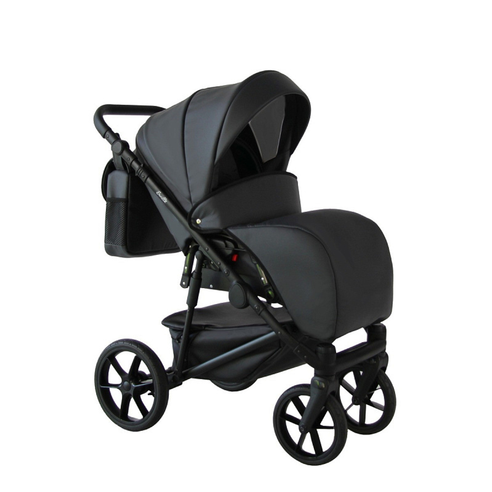 Детская коляска Sevillababy Tisso 2 в 1 серый экокожа