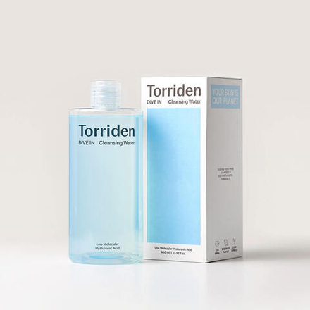 Очищающая вода с гиалуроновой кислотой Torriden Dive In Low Molecular Hyaluronic Acid Cleansing Water, 400ml