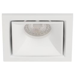 Встраиваемый светильник алюминиевый ЭРА KL101 WH MR16 GU5.3 белый | Алюминиевые встраиваемые светильники