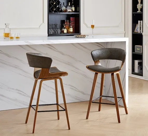 Полубарный стул Krone коричневый