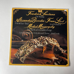 Винтажная виниловая пластинка LP Сборник Классической Музыки Friedrich Smetana Сметана, Alexander Borodin Бородин, Franz Liszt Лист, Modest Mussorgsky Мусоргский (Германия 1971)