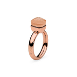 Кольцо Qudo Firenze light peach 18 мм 610496/17.8 BR/RG