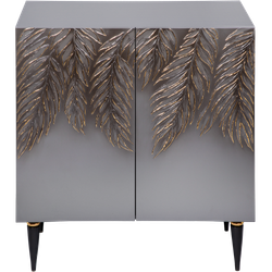 Комод Тропик Классик с 2 полками Серый Найт Голд