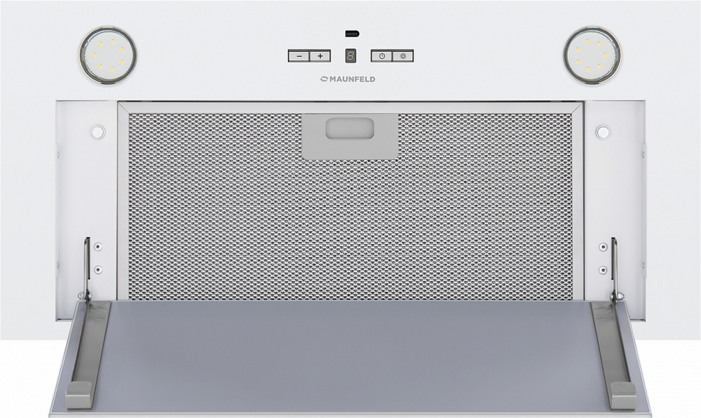 Кухонная вытяжка MAUNFELD Fantasy 1000ST 60 белое стекло фото 4