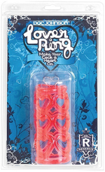 Краская насадка на пенис с сердцами