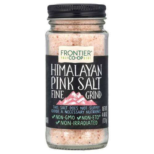 Frontier Co-op, Гималайская розовая соль, мелкого помола, 127 г (4.48 oz)