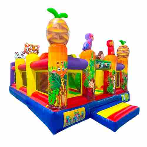 Коммерческий надувной батут «Попугайчики 2» 6*4*2,8 м