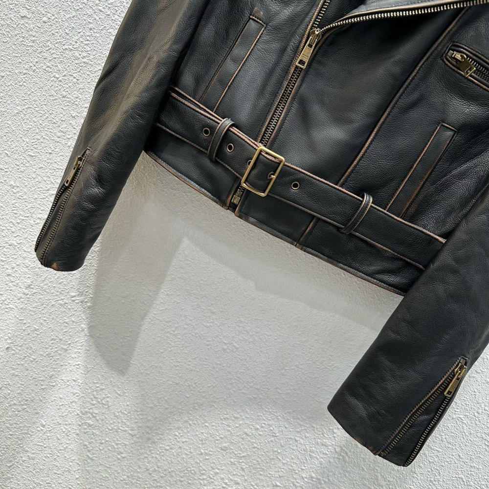 Кожаная куртка Prada