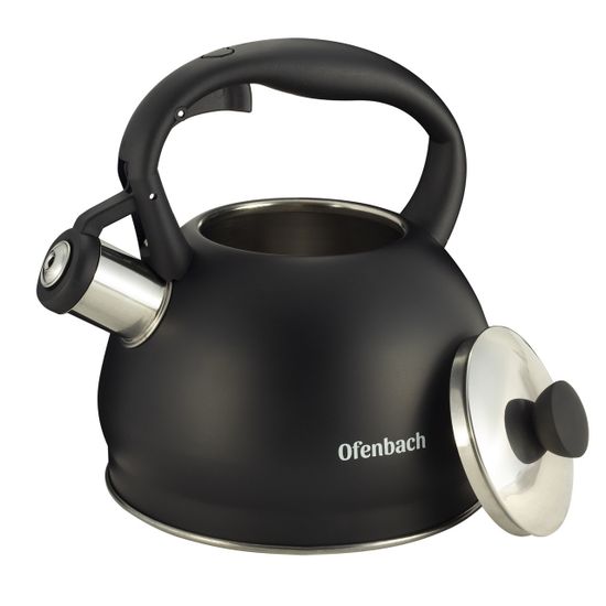 Чайник 2 л. из нержавеющей стали со свистком Ofenbach NB 100300