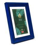 Фоторамка сосна 10х15 см синяя