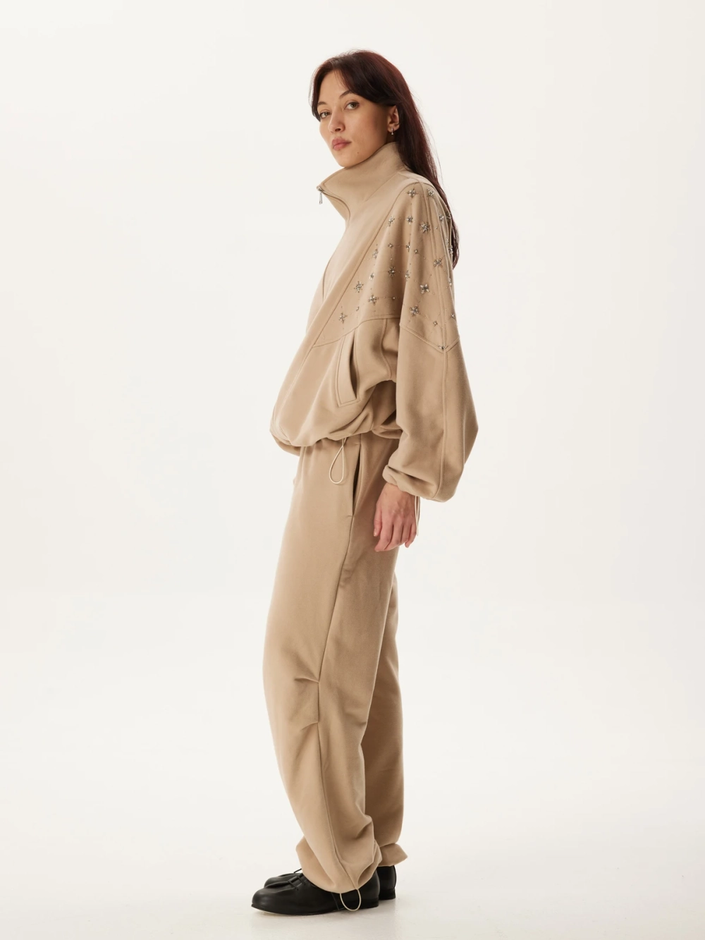 Брюки АУРА, капучино