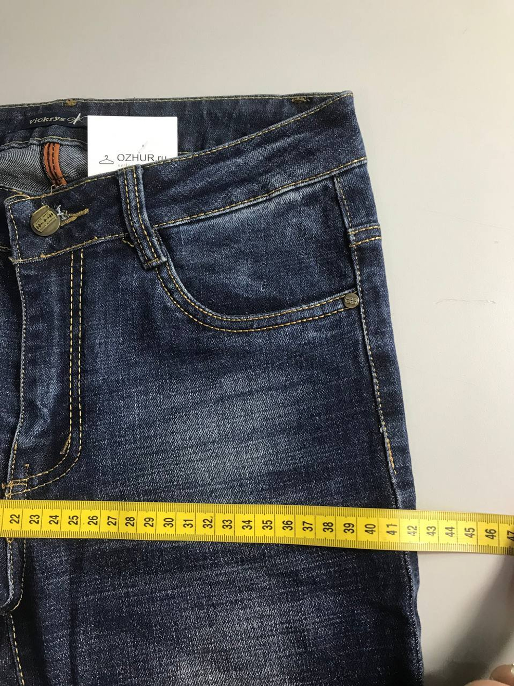 Джинсы Vickrys jeans для городских будней, маркировка 28, визуально 44/46 размер