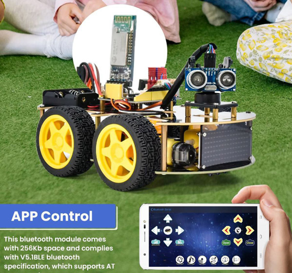 Многофункциональный робот 4WD - Keyestudio