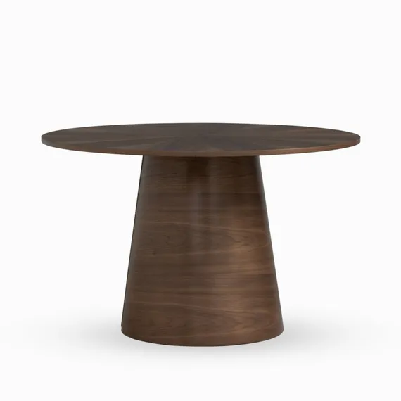 Обеденный стол Vexo Ø120 см, шпон ореха