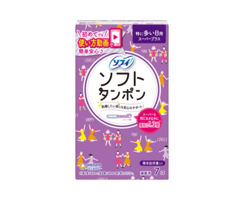 UNICHARM Sofy Soft Tampon Super plus Гигиенические тампоны с аппликатором, 7  шт