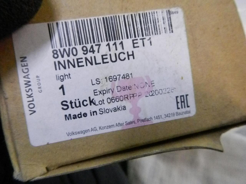 Плафон салона Audi А5 2 8W (2016-н.в.)