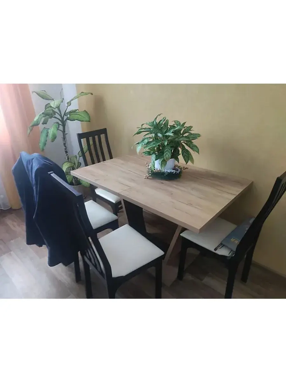 Стол кухонный обеденный раздвижной 120х80х75,5 см