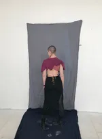 Пончо Топ Goldmans Земля (Дикари) Женский Кирпичный