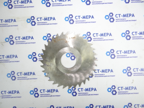 Фреза отрезная по металлу 100х1х27мм. z=32 Р6М5 с фаской без ш/п