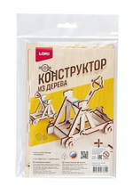 Конструктор из дерева. Мини конструктор "Катапульта" (Lori)