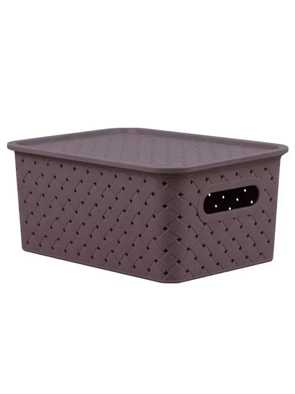 Корзина с крышкой 3 л 23.5х17.3х10.5 см Violet Береста
