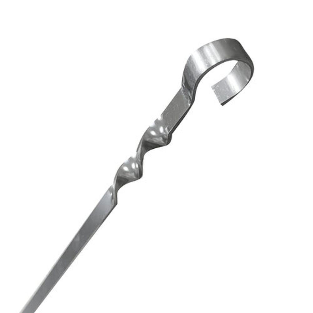 НАБОР плоских шампуров 6 шт. размер 450х10х1,5 мм, ЧЕХОЛ ДЛЯ ХРАНЕНИЯ В КОМПЛЕКТЕ, нержавеющая сталь, 701735