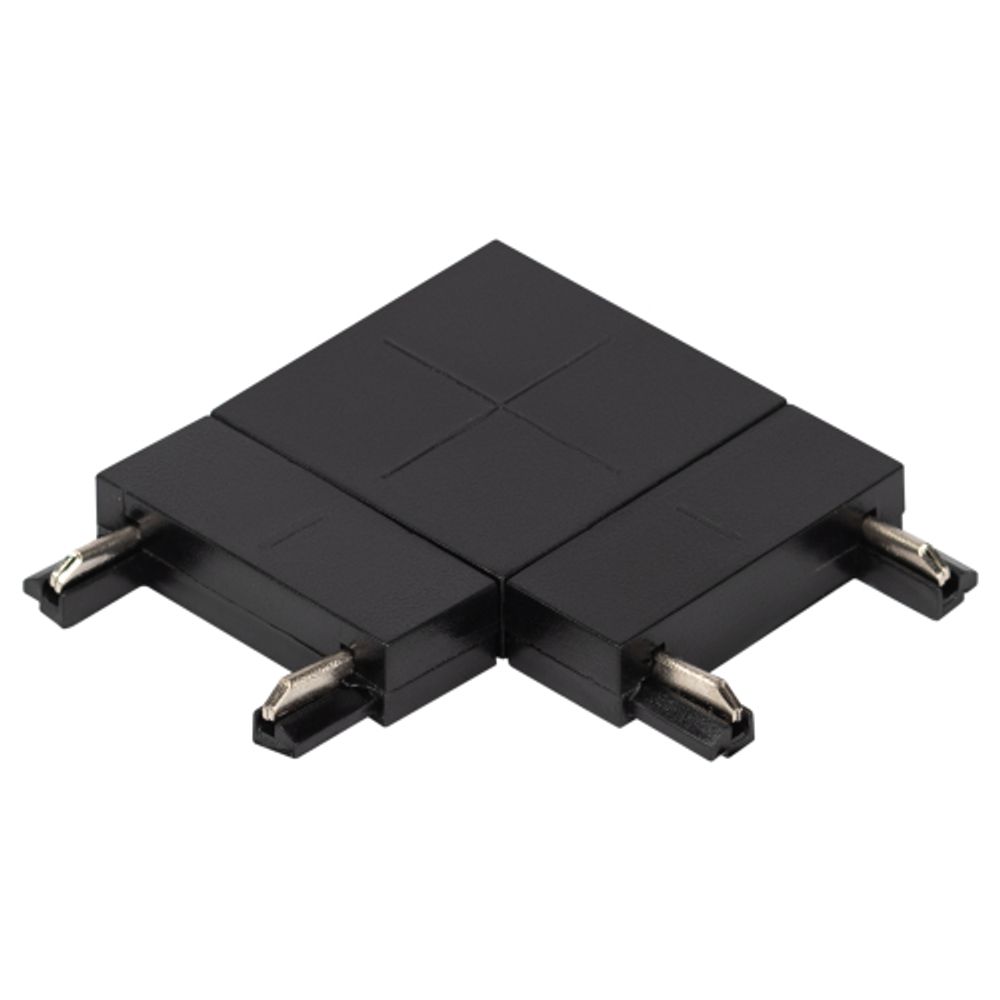 Коннектор питания ЭРА TRM-S5-CC BK для магнитного шинопровода угловой черный для системы S5 | Магнитный шинопровод и аксессуары