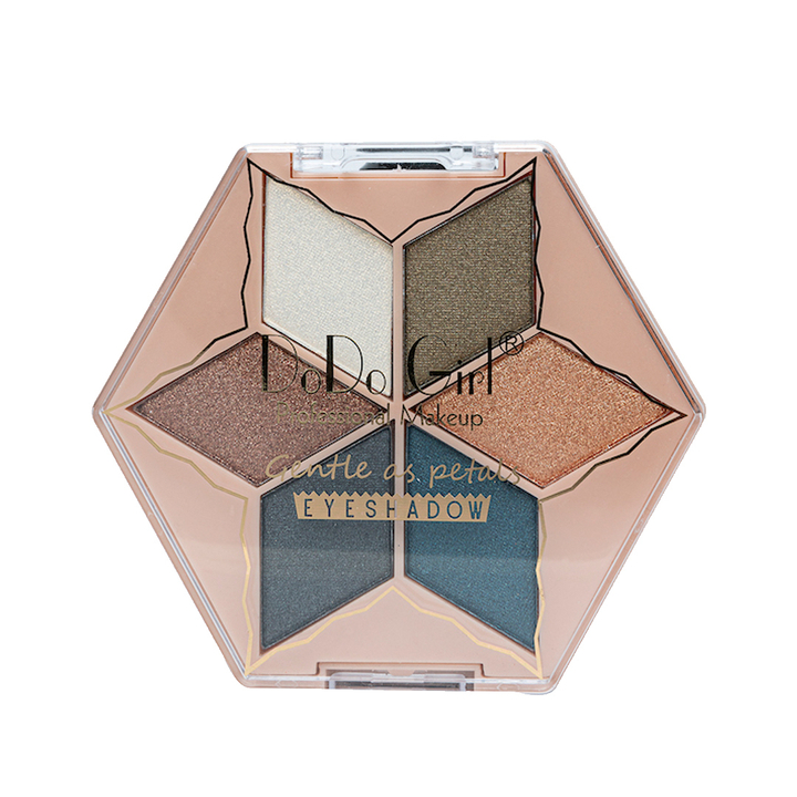 Тени для век DoDo Girl Gentle as Petals тон 04, 6 цветов, 12 г