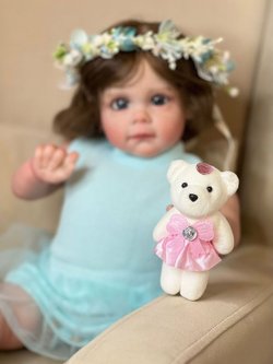 Кукла Реборн мягконабивная 60см в пакете (FA-340)