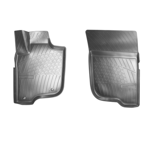 Ковры в салон Norplast/Unidec для Mitsubishi L200 V (2015-), Черный, передние, арт.NPA10-C59-337