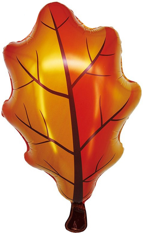 Фигура мини 12" Дубовый лист, оранжевый Fl
