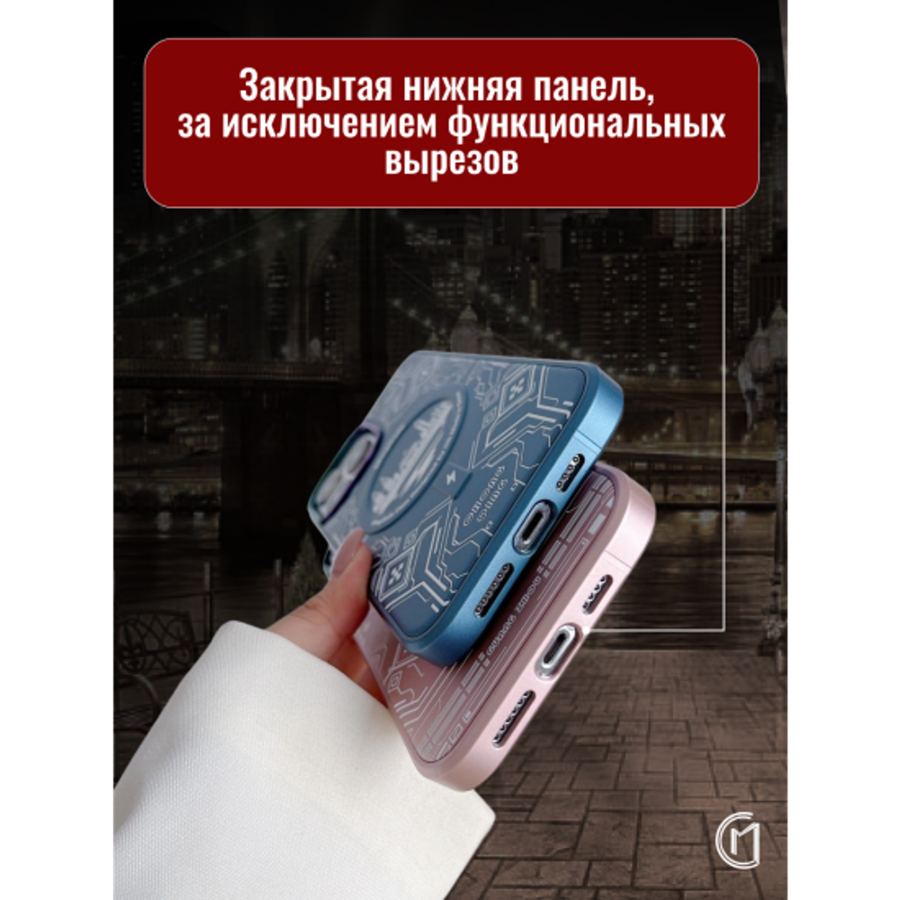 Чехол на iPhone 12 Magnetic Case, 013140 Розовое золото