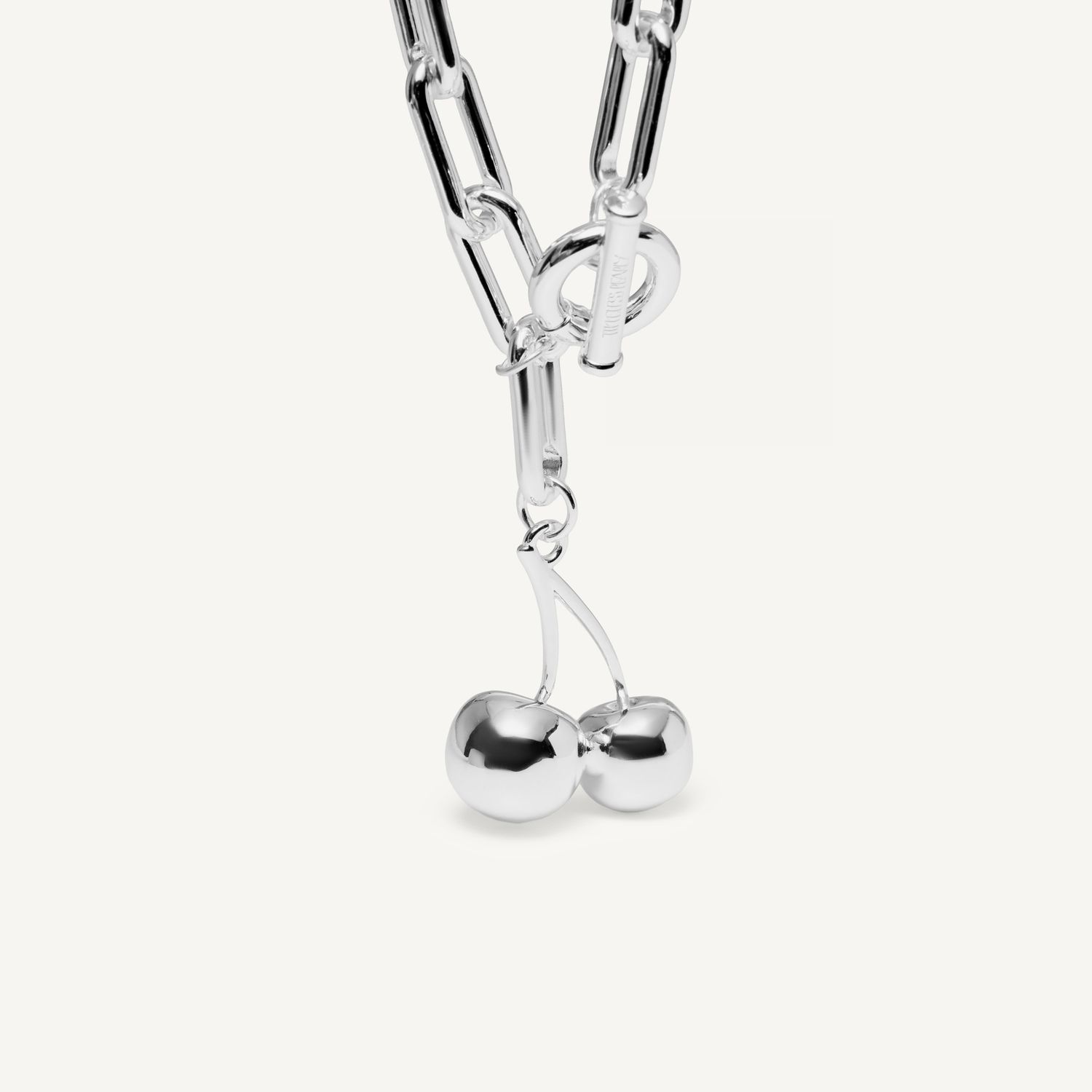 Колье Silver Chain With Cherry Charm