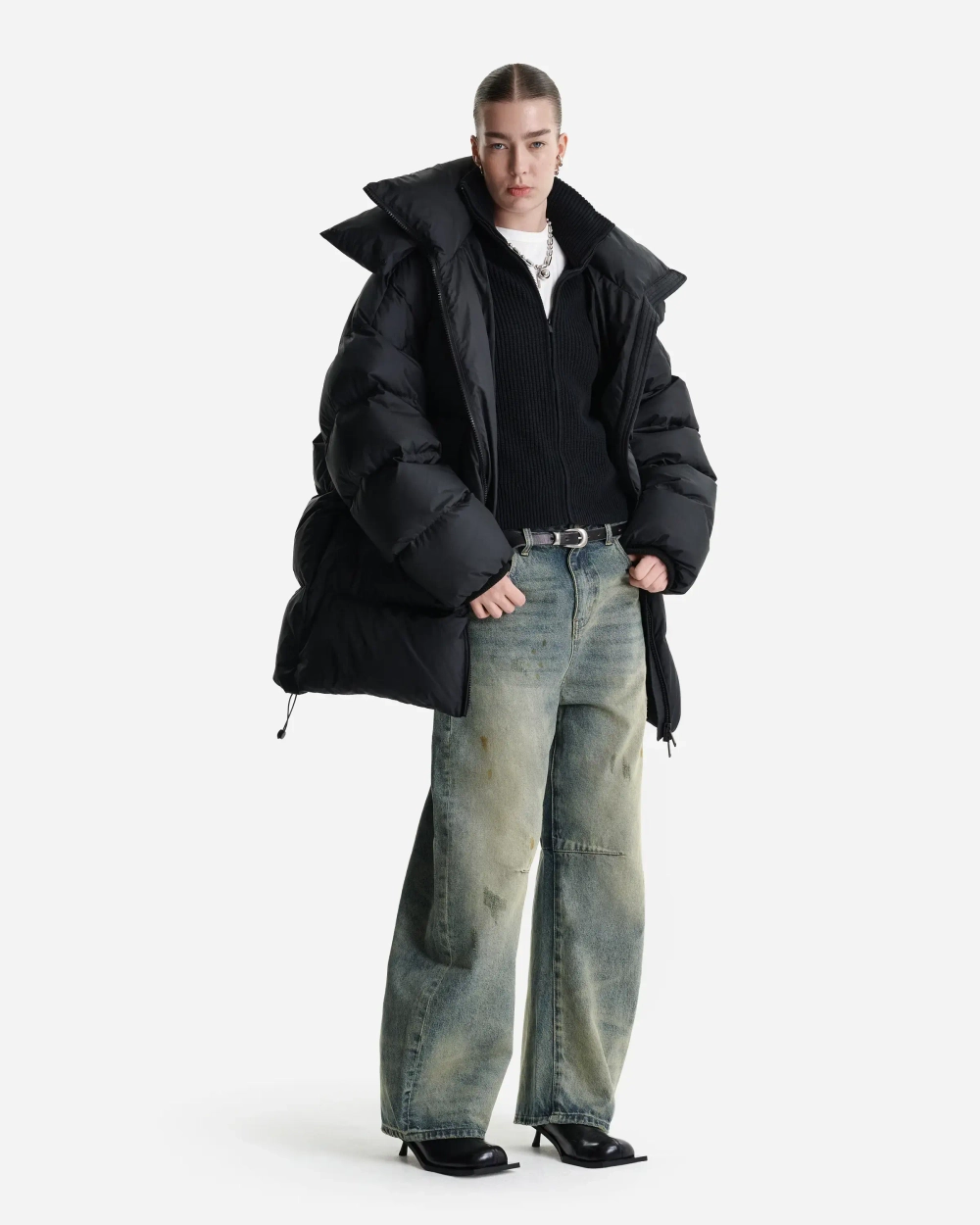 Гиперобъемный пуховик