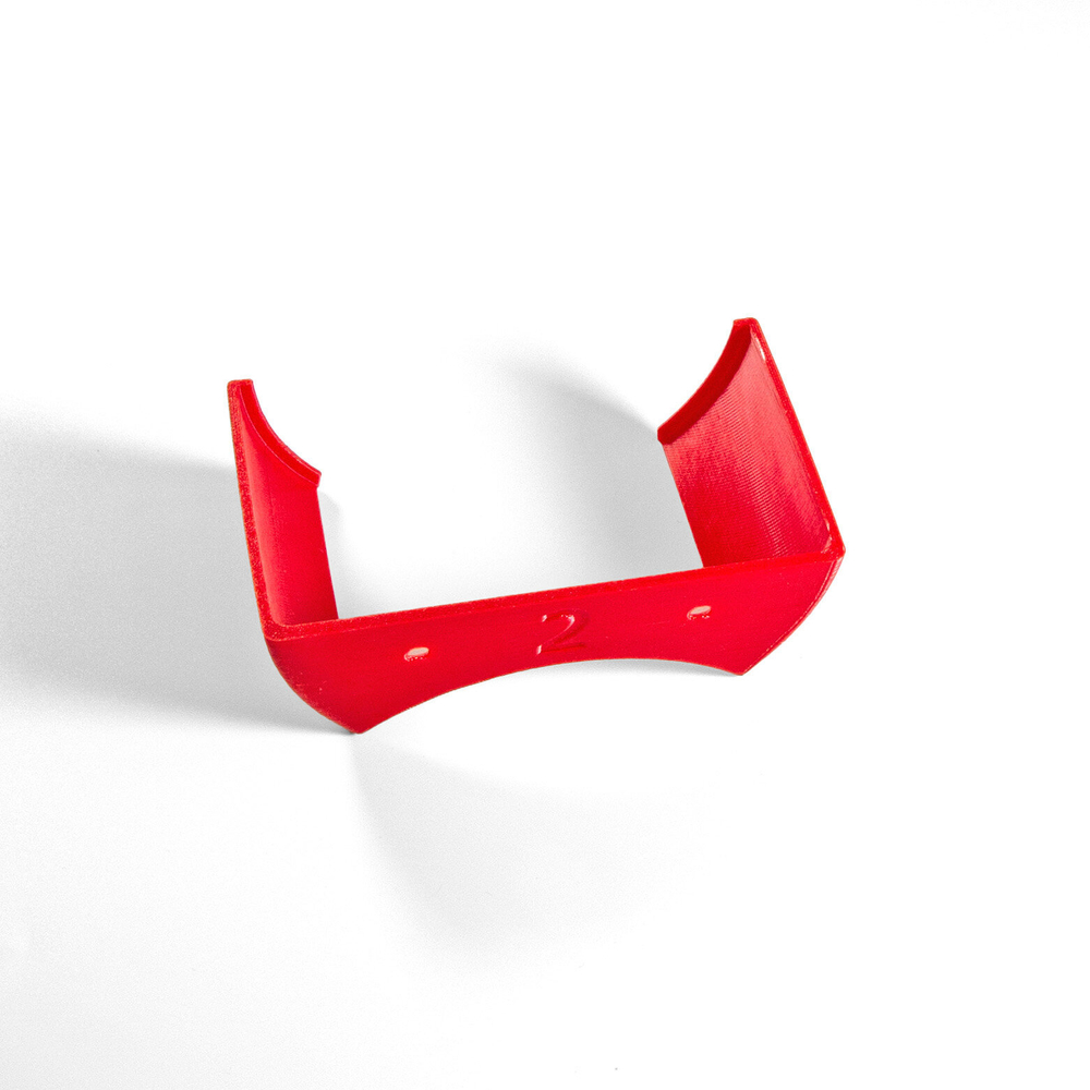 Настенный кронштейн для фронтальной установки Яндекс станций (Яндекс-Алиса) mini2,3D печать, красный