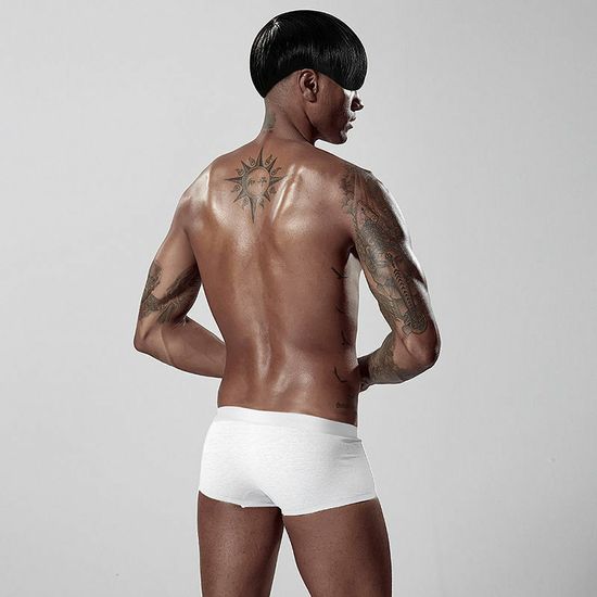 Мужские трусы хипсы белые PUMP! PU5504