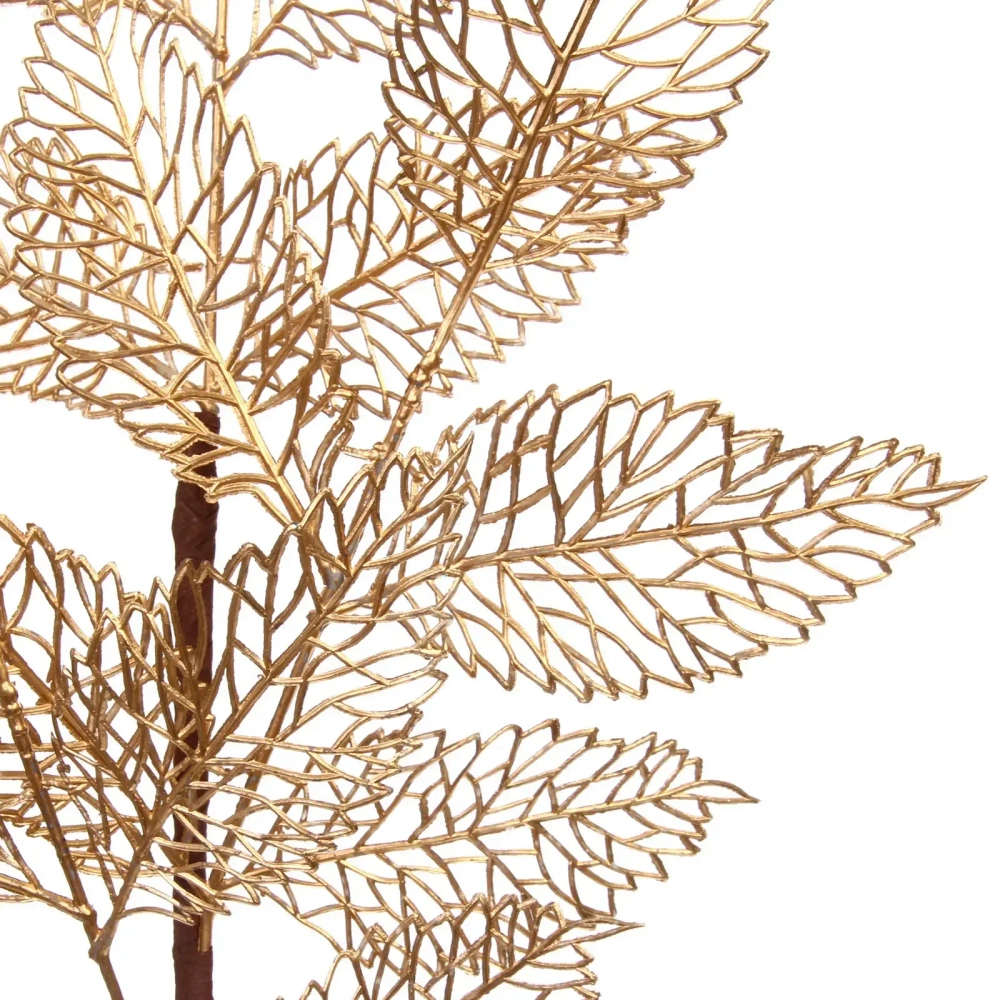 Ветка декоративная «Осенняя пора» 85 см, Золото