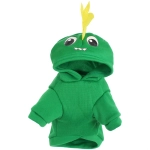 Кофта - толстовка с капюшоном для собак мелких пород «МОДНЫЙ БРО», динозаврик, размер S (35*25*22см) Ultramarine