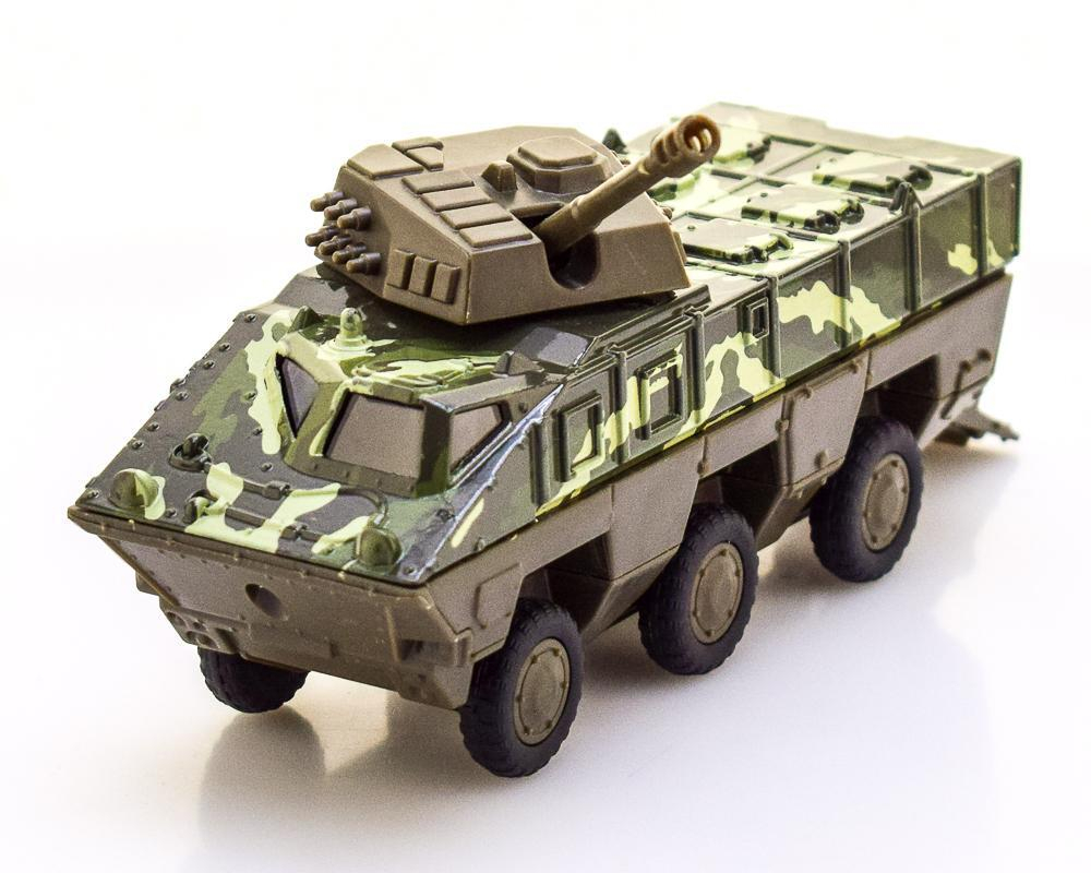 Модель ин. мет. "БТР "Тайфун" Зел.камуф" 15см. открыв. двери в коробка SB-17-39-B(GN)-WB (Технопарк)