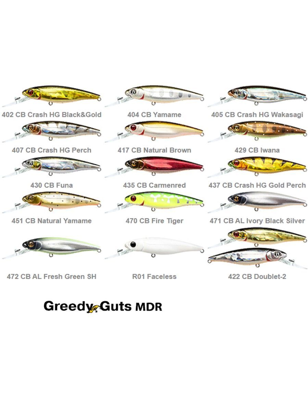 Воблер для рыбалки Pontoon21 Greedy-Guts 55SP-MDR, 55мм, 4,2 гр., 1.2-1.7 м., цвет 407