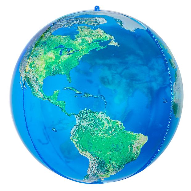К Шар 3D (22''/56 см) Сфера, Планета Земля, Глобус(БГ-)