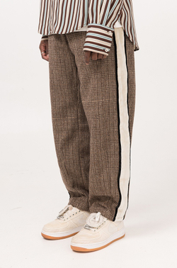 Брюки ER "Plaid Pattern" Suit Pants with Line