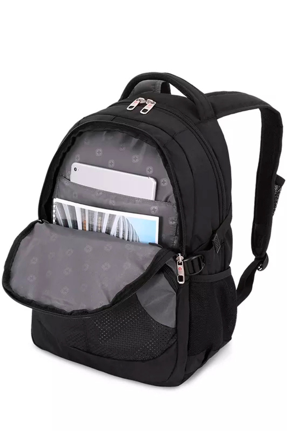 Рюкзак Wenger 15", черный/серый, 34х17х47 см, 32 л