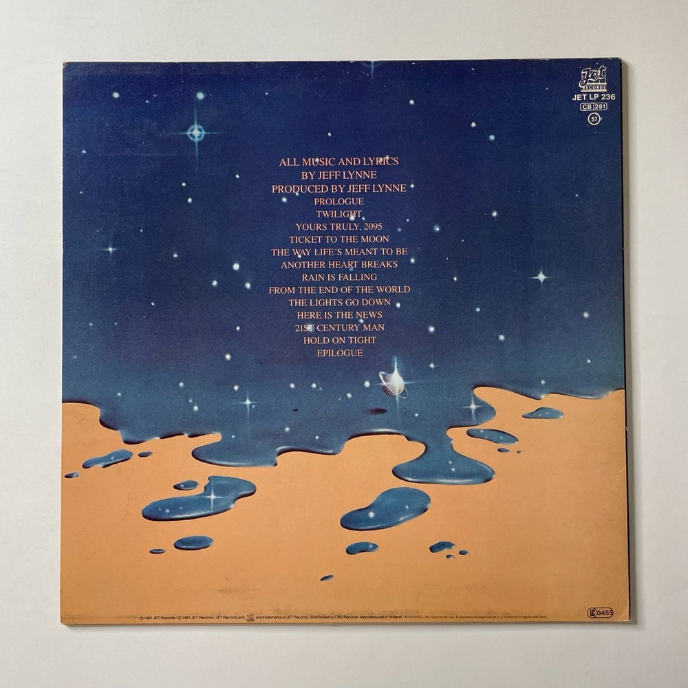 Винтажная виниловая пластинка LP ELO Electric Light Orchestra Time (Holland 1981)