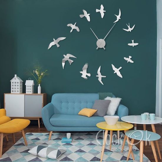 Настенные 3D часы Air