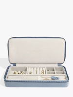 Органайзер для украшений дорожный Stackers Sleek Necklace Travel Box (Blush Pink) (голубой / Dusky Blue)