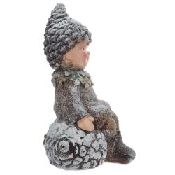 GAEM Фигурка декоративная "Мальчик/ Девочка, L10,5 W10 H18 см, 2в.